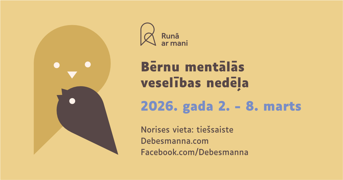 Bērnu mentālās veselības nedēļa 2026